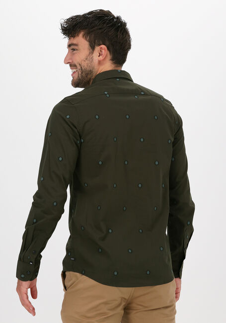 Groene SCOTCH & SODA Casual overhemd 163339 - FIXED POCHET FIL COUP - large