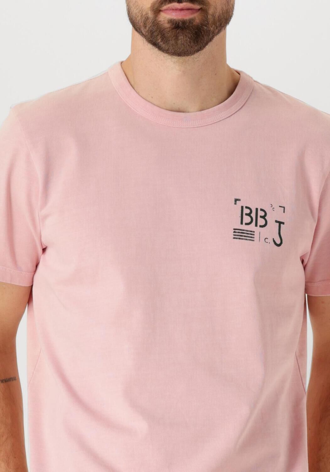 BUTCHER OF BLUE Heren Polo's & T-shirts Army Stencil Tee Roze
