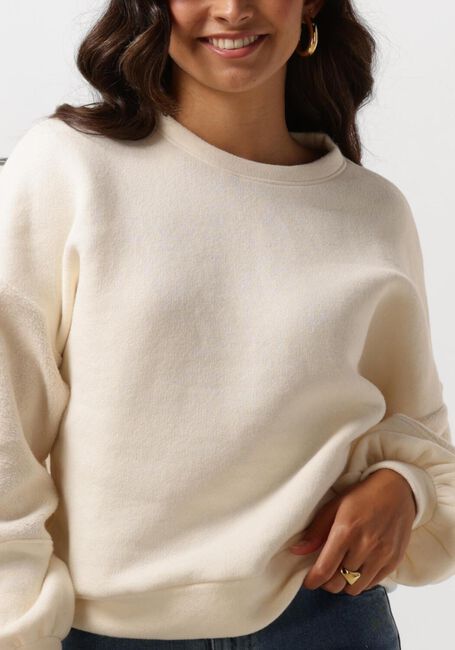 Witte NUKUS Truien/vesten AMADORA PULLOVER TEDDY - large