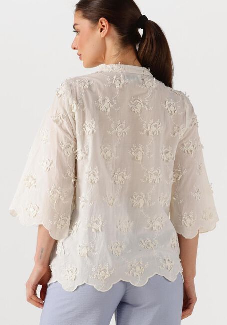 Witte LOLLYS LAUNDRY Blouses LOUISELL BLOUSE SS - large