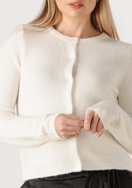 Ecru MODSTR&Ouml;M Vest TREEMD SHORT CARDIGAN - large