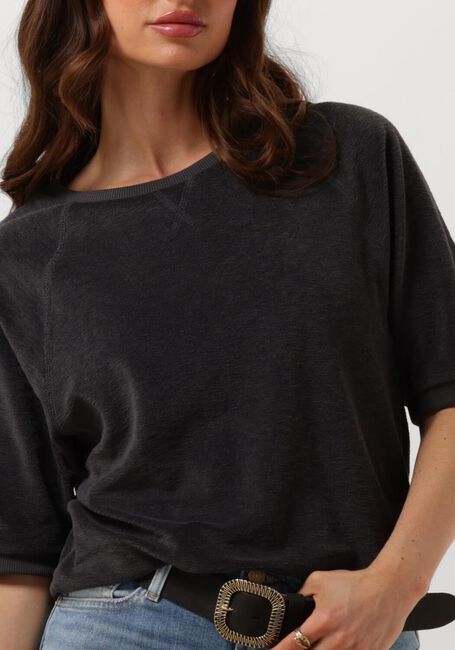 Donkergrijze BY-BAR Top NEVA SLUB TOP - large
