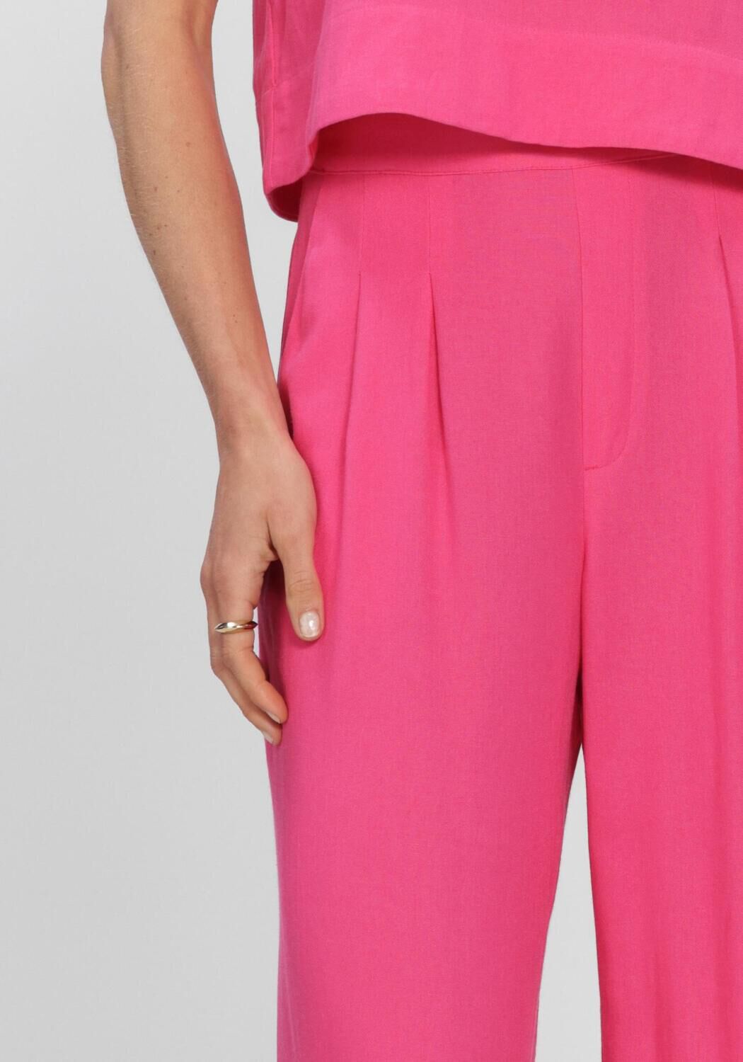 Roze STUDIO AMAYA Broeken JASMIN PANT - large