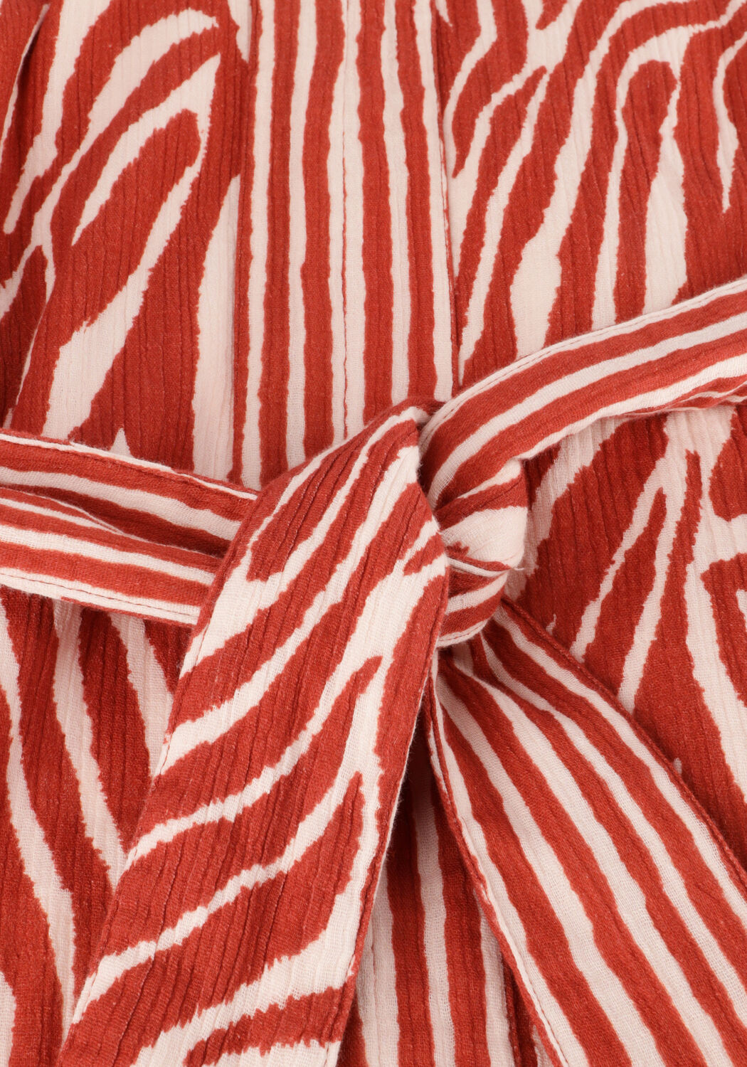 Rode STELLA FOREST Midi jurk E24RO053 - large