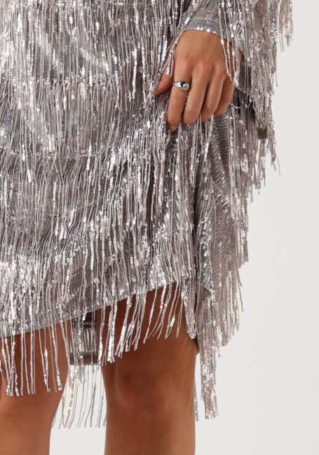 Zilveren ANA ALCAZAR Mini jurk PURE SEQUINS DRESS - large