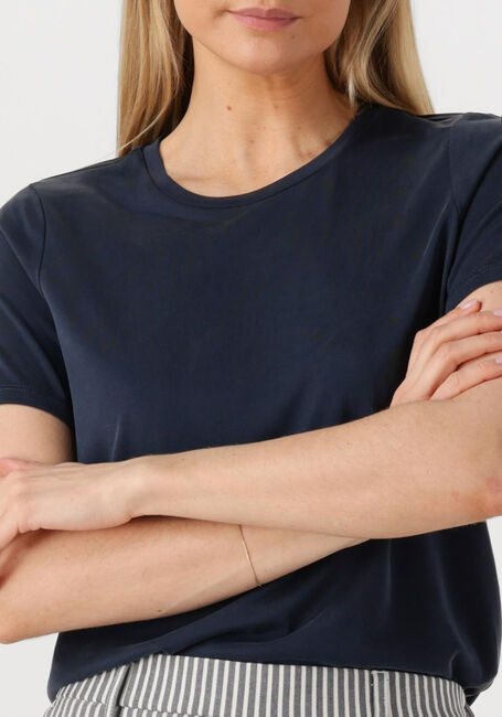 Donkerblauwe OBJECT T-shirt OBJANNIE S/S T-SHIRT NOOS - large
