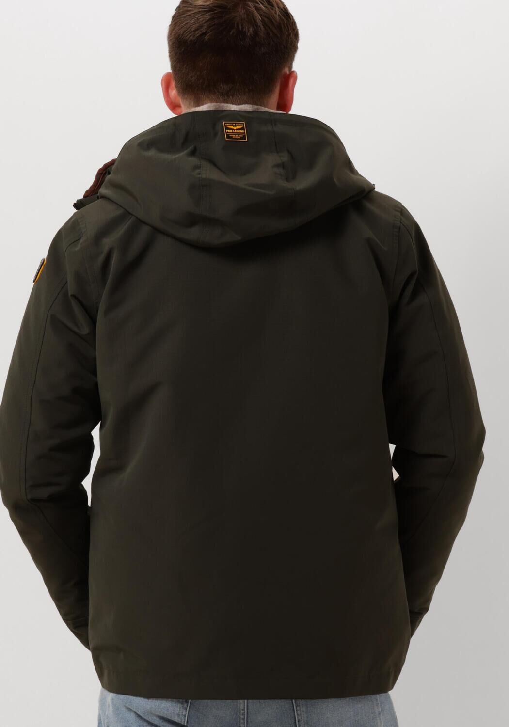 PME LEGEND Heren Jassen Semi Long Jacket Snowpack Trail Ripstop Groen