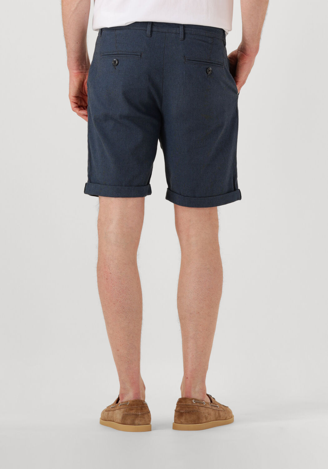SELECTED HOMME Heren Broeken Slhslim-luton Flex Shorts Noos Blauw