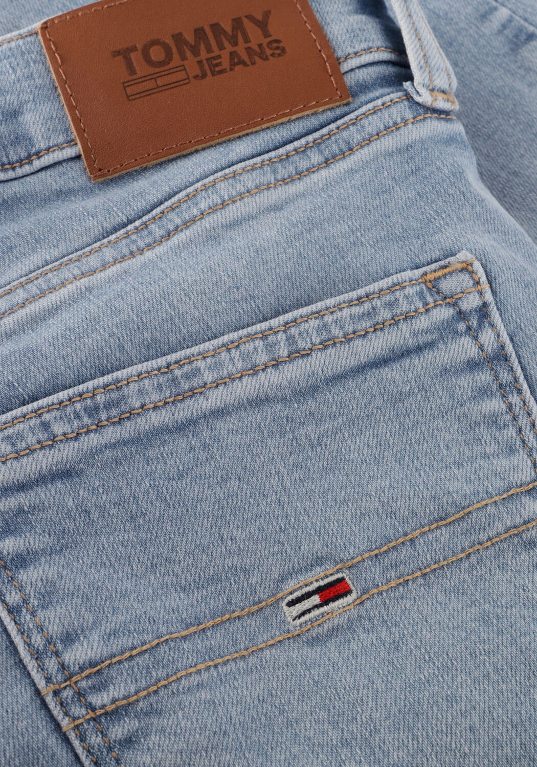 Lichtblauwe TOMMY JEANS Skinny jeans NORA MR SKINNY BG1215 - large