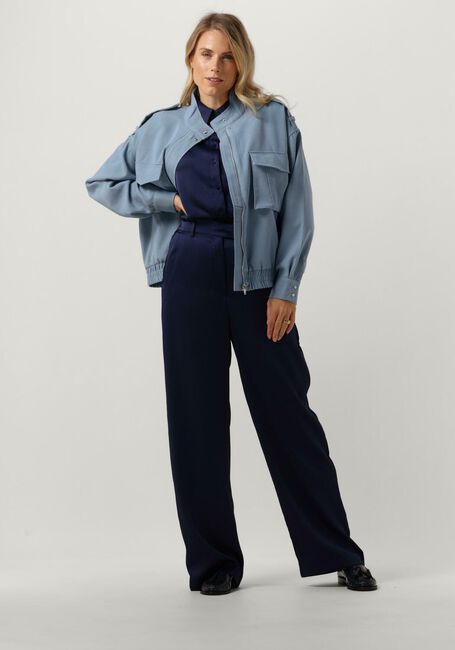 Blauwe AMAYA AMSTERDAM Pantalon BELLINI - large