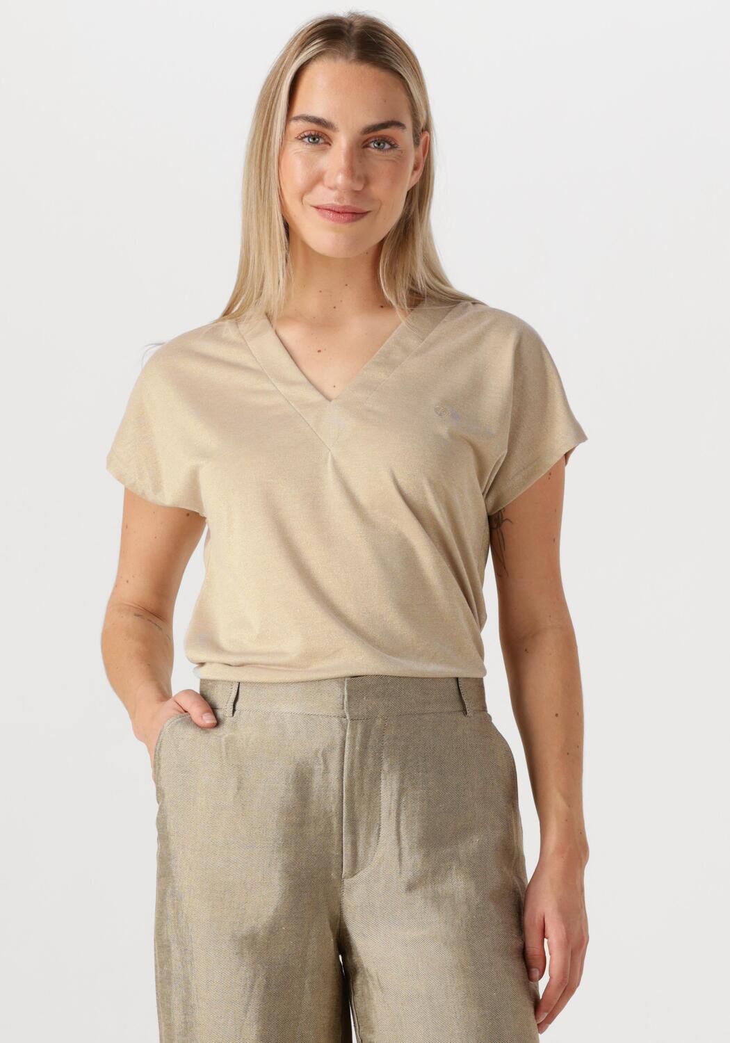 AIMEE THE LABEL Dames Tops & T-shirts Yanni2 Beige