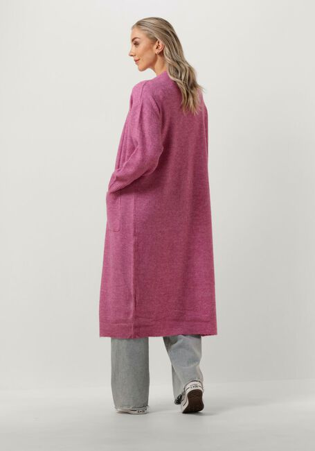 Paarse Y.A.S. Vest YASBALIS LS LONG KNIT CARDIGAN - large
