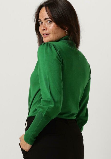 Groene NOTRE-V Coltrui BASIC KNIT BLOUSE - large