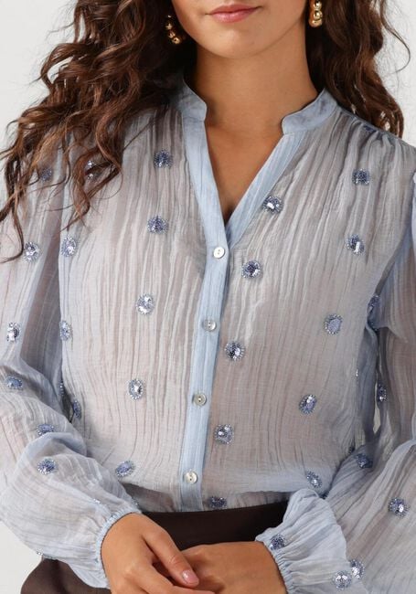 Witte NUKUS Blouses ROSAN BLOUSE EMBROIDERY - large