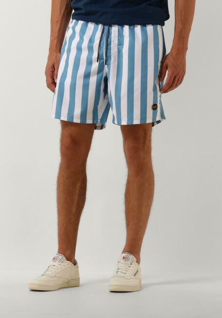 Blauwe SHIWI Zwembroeken MEN SWIMSHORT BROAD STRIPE - large