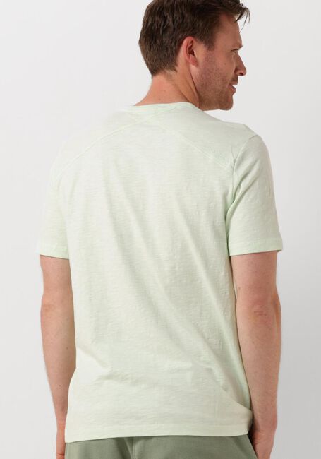 Groene CAST IRON T-shirt SHORT SLEEVE R-NECK REGULAR FIT COTTON SLUB - large
