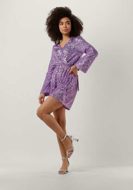 Paarse NOTRE-V Jumpsuit NV-BIBI PLAYSUIT GLITTER - large
