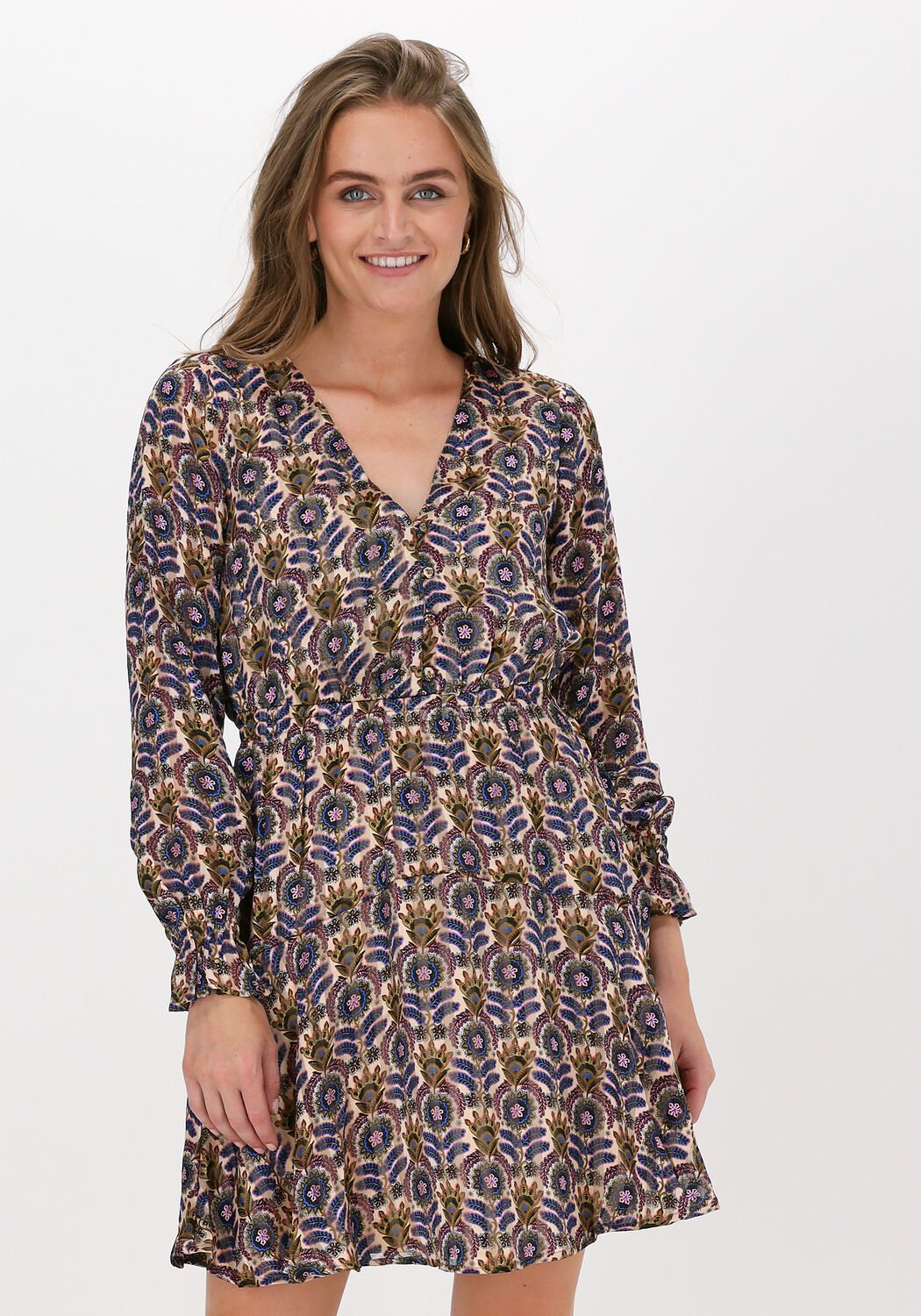 Scotch and soda jurk sales met bloemenprint
