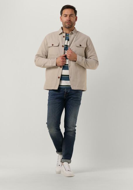 Blauwe ANERKJENDT T-shirt AKKIKKI S/S STRIPE FROTTE - large