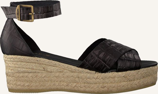 Zwarte NOTRE-V Platte sandalen OM20-01 Zwarte NOTRE-V Platte sandalen OM20-01 - large