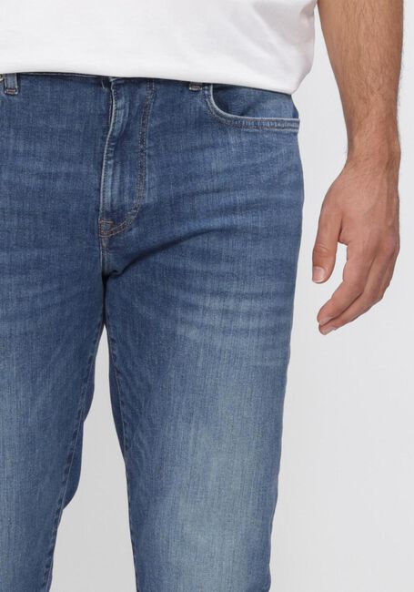 Donkerblauwe TOMMY HILFIGER Slim fit jeans SLIM BLEECKER JAX INDIGO - large