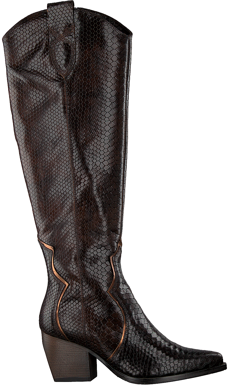 Bruine VERTON Hoge laarzen 667 007 | Omoda Bruine VERTON Hoge laarzen AMSTERDAM | Omoda