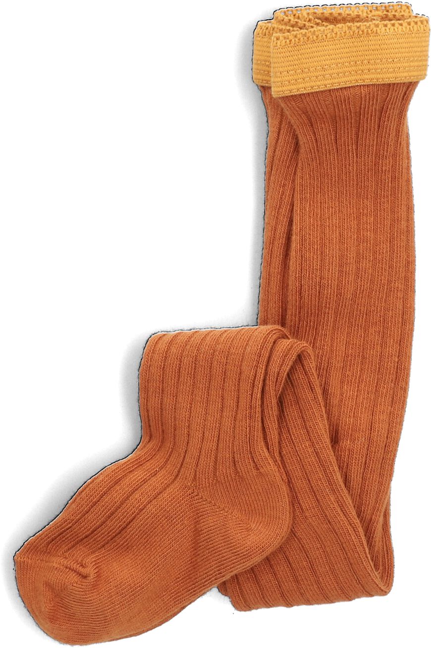 MP DENMARK Meisjes Maillots Cotton Rib Tights Cognac