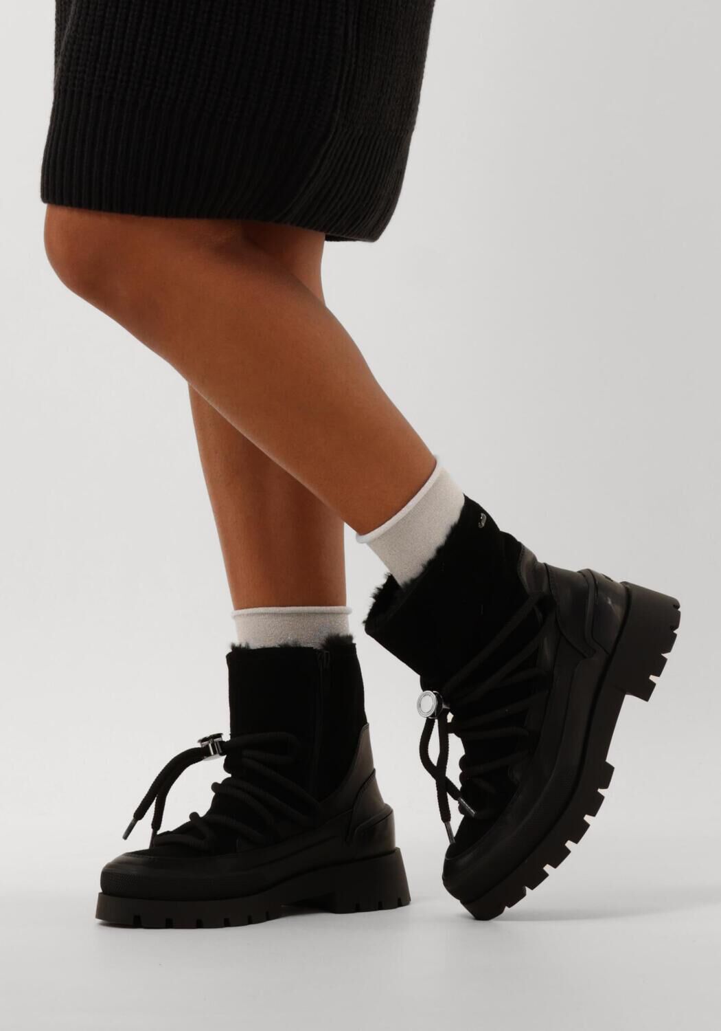 Zwarte MEXX Veterboots PISANA KYOTO - large