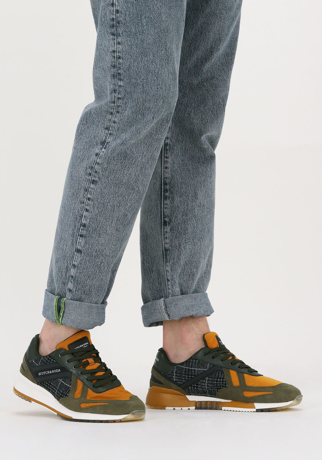 Groene SCOTCH & SODA Lage sneakers VIVEX LOW - large