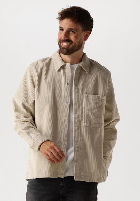 Beige CALVIN KLEIN Overshirt CORDUROY OVERSHIRT - large