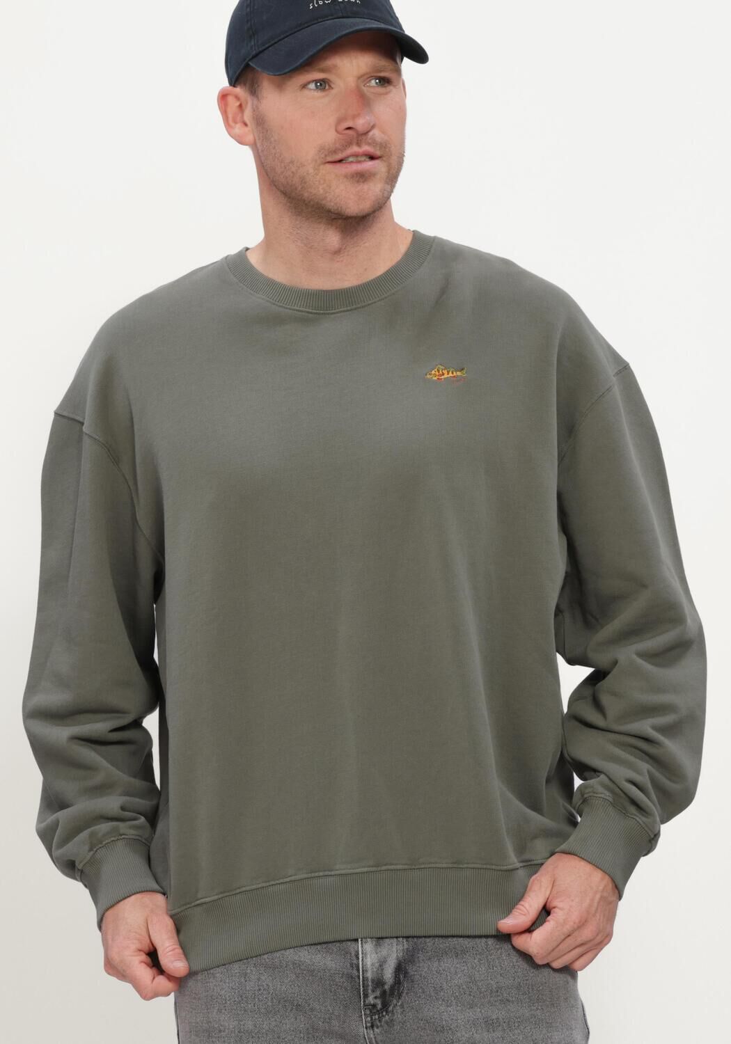 Khaki FOR&Eacute;T Sweater PERCH SWEATSHIRT - large