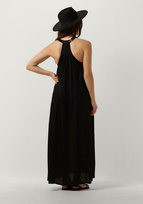 Zwarte SUMMUM Maxi jurk DRESS SOLID SATIN - large