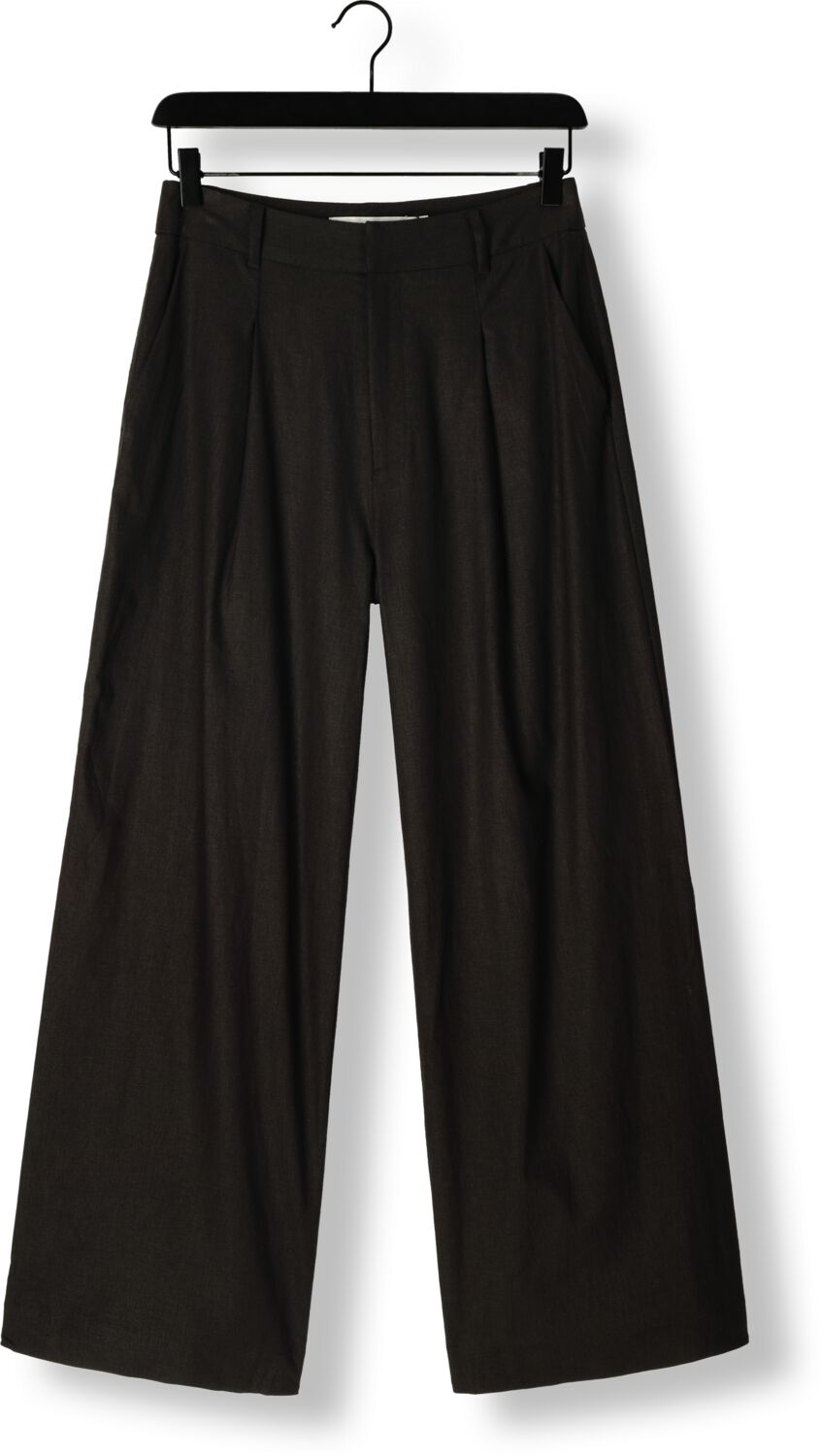GESTUZ Dames Broeken Elarahgz Linen Hw Pants Zwart