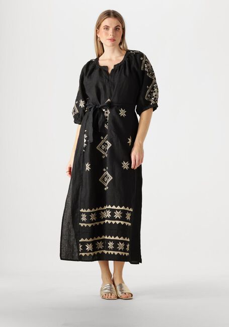 Zwarte GREEK ARCHAIC KORI Maxi jurk 230652 - large