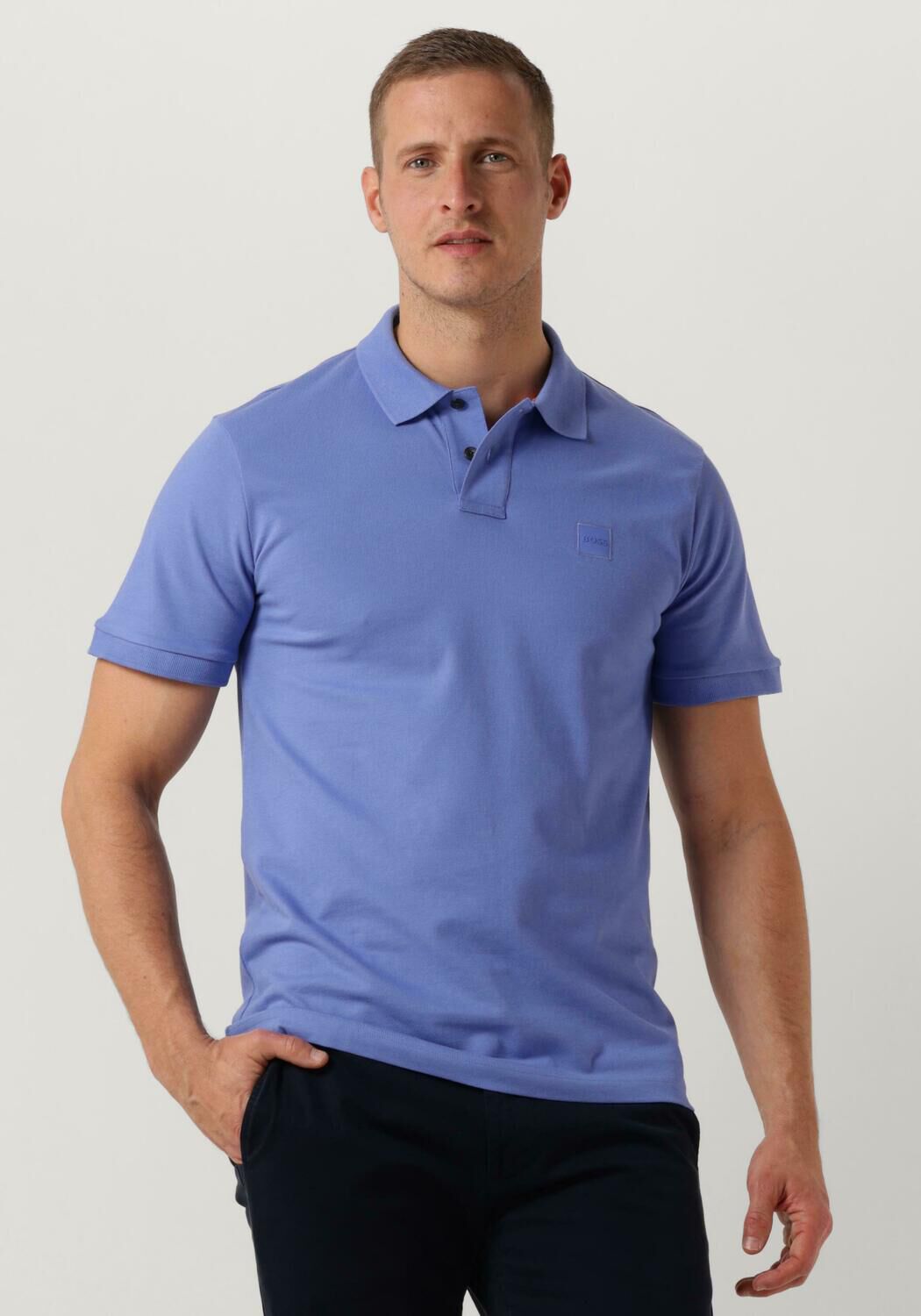 BOSS Heren Polo's & T-shirts Passenger Paars