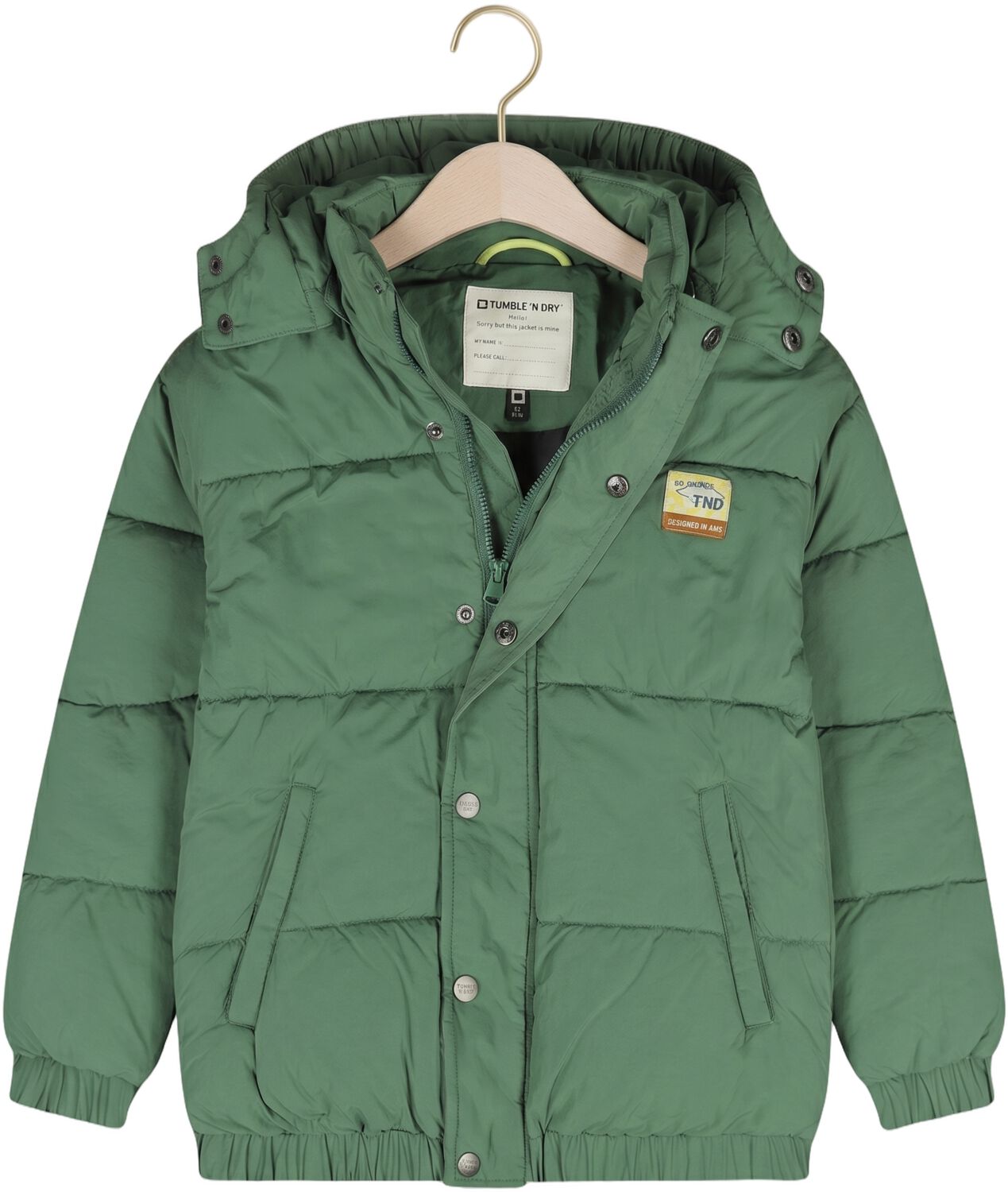 TUMBLE 'N DRY Jongens Jassen Bobbie Groen