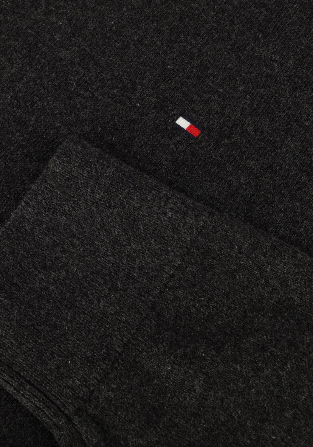 Donkergrijze TOMMY HILFIGER Coltrui PIMA ORG CTN CASHMERE ROLL NECK - large