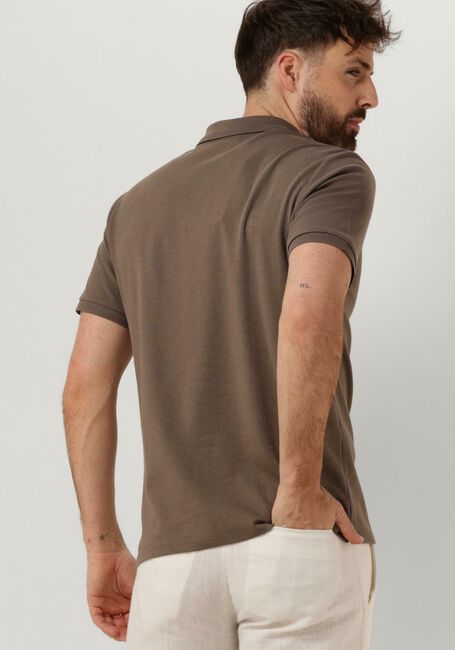 Bruine SELECTED HOMME Polo SLHSLIM-TOULOUSE SS POLO NOOS - large