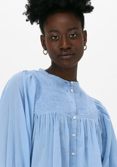 Lichtblauwe ANTIK BATIK Blouses EMMA BLOUSE - large
