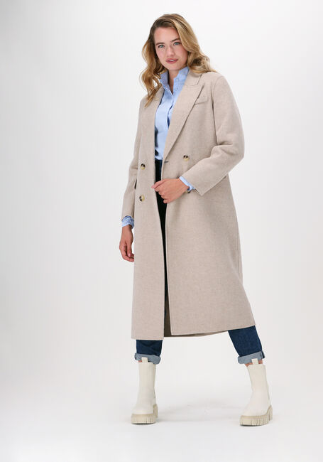 Beige SELECTED WOMEN Mantel SLFTAMA HANDMADE WOOL COAT B S - large