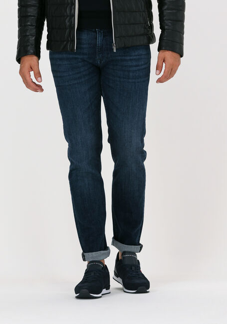 Blauwe VANGUARD Slim fit jeans V7 RIDER STEEL BLUE WASH - large