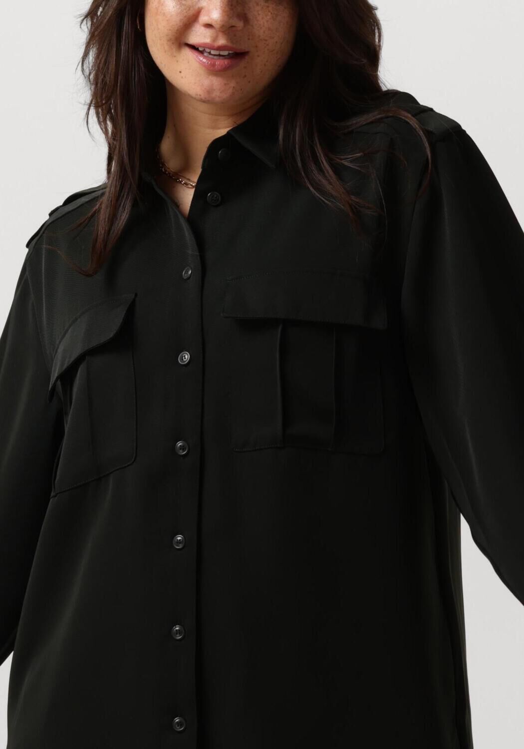 GESTUZ Dames Blouses Sloangz Shirt Zwart