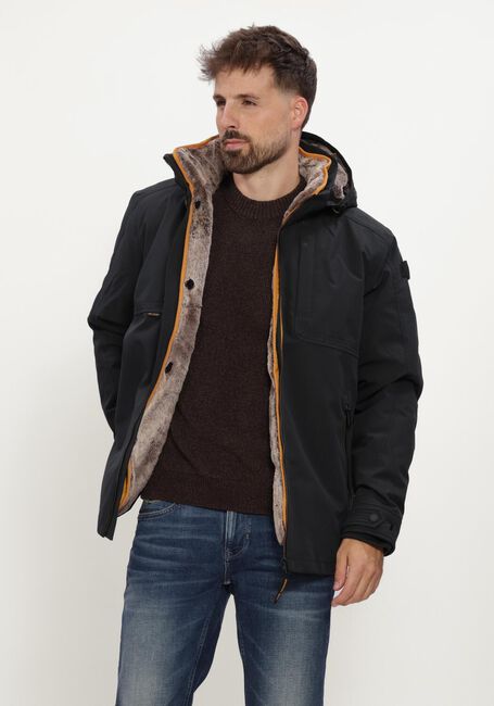 Zwarte PME LEGEND Winterjassen SEMI LONG JACKET SNOWPACK OTTOMAN - large