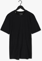 Zwarte SELECTED HOMME T-shirt SLHRELAXLONG-DAVID SS O-NECK TEE G CAMP