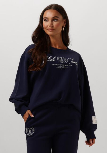 Blauwe SOEURS DE PROVENCE Sweater LAURE SWEATER - large