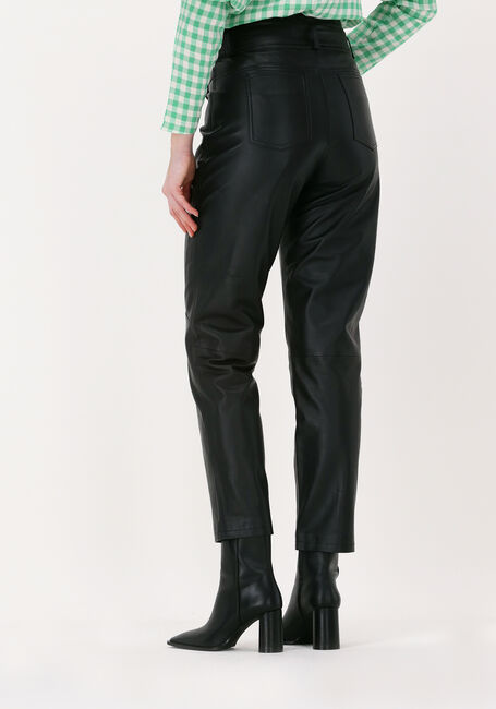 Zwarte CO'COUTURE Pantalon PHOEBE ZORA LEATHER PANT - large