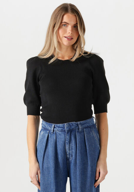Zwarte FABIENNE CHAPOT Trui LILLIAN SHORT SLEEVE PULLOVER - large