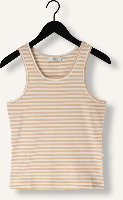 Ecru SIMPLE Top JER-STRIPE-CO-24-1 Ecru SIMPLE Top JER-STRIPE-CO-24-1 - large