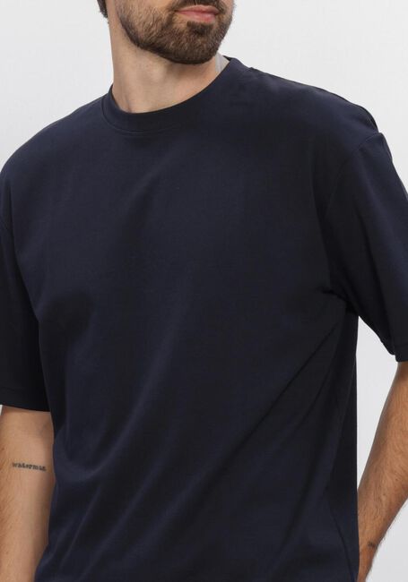 Donkerblauwe SELECTED MEN T-shirt SLHLOOSEOSCAR SS O-NECK TEE NOOS - large