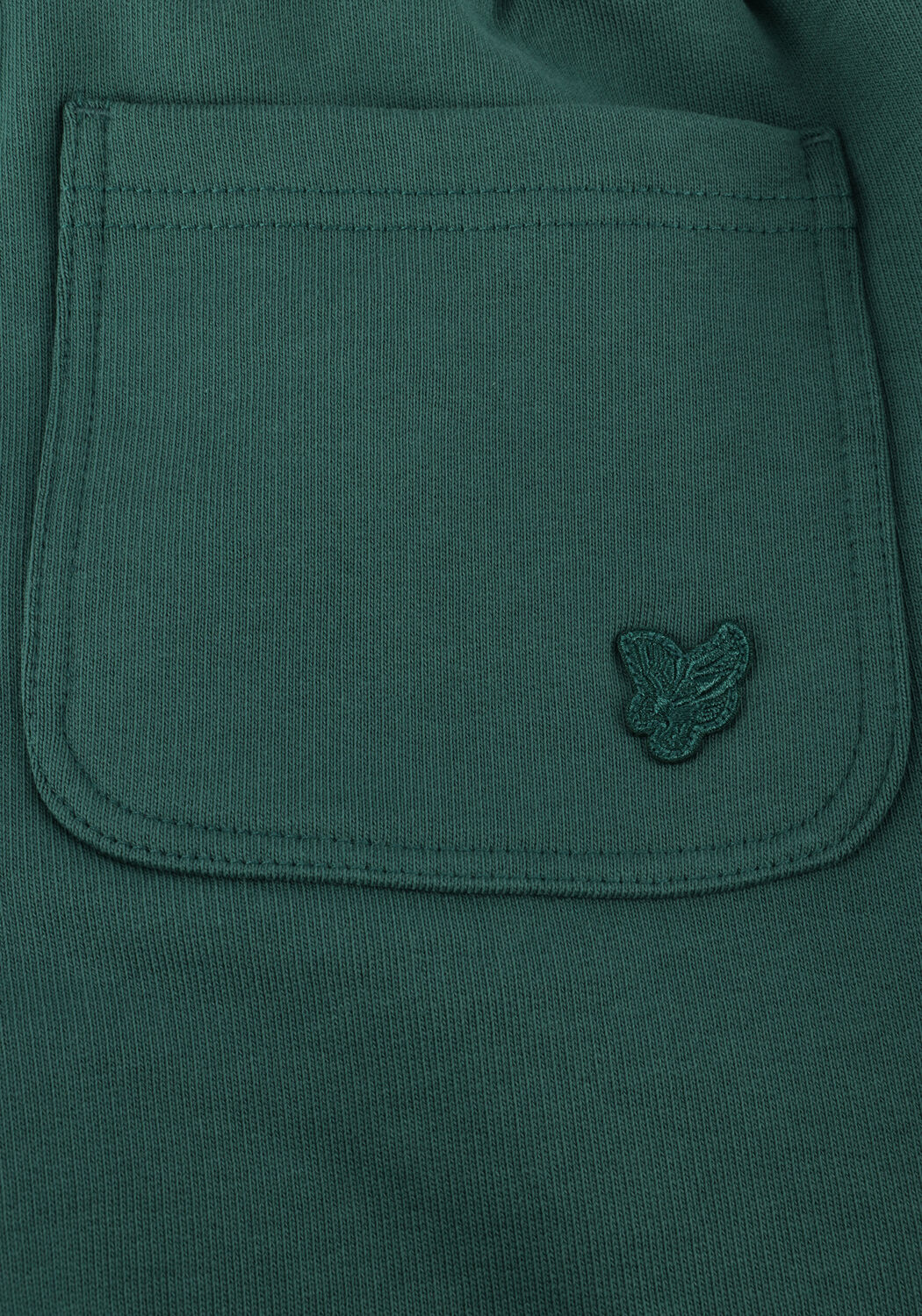 Donkergroene LYLE & SCOTT Korte broek HEAVY WEIGHT SWEAT SHORT BOYS - large